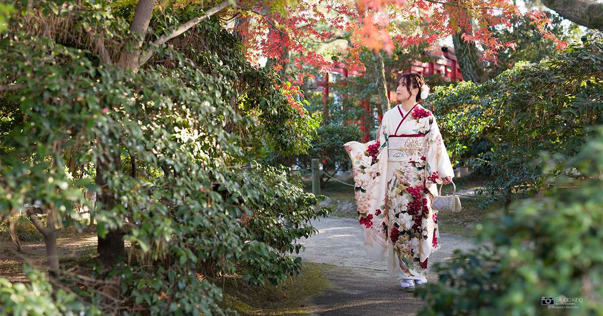 alt="香川県三豊市 キング写真館 成人式前撮り"
